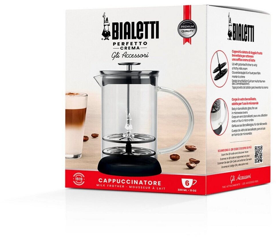 Milchaufschäumer Cappuccinatore Glas, 330ml
